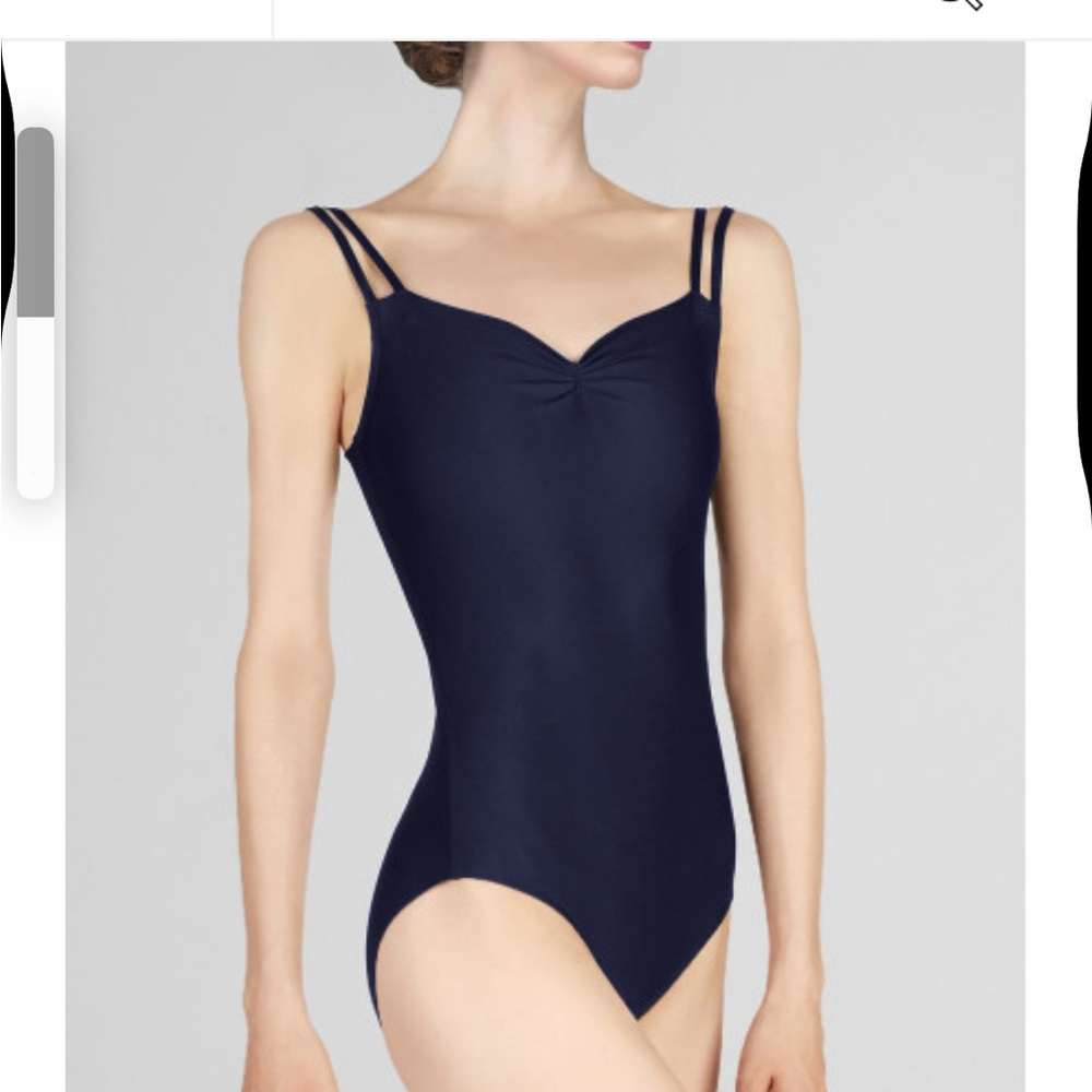 Wear Moi Navy Strap Detail Leotard size 10/12 girls